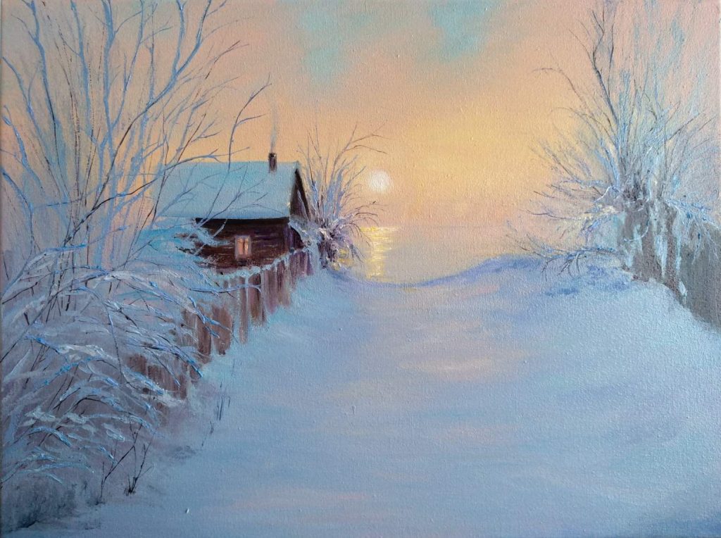 Зима Світанок Winter Dawn